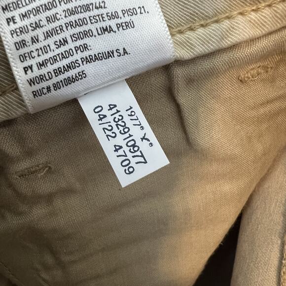 American Eagle Jeans Womens 2 Long Beige Mom Straight Jean Preppy Casual - Picture 9 of 13